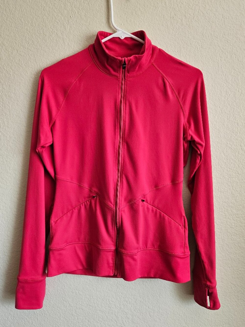Lole Zip Up Stretch Jacket in Fuchsia / Pink - Small